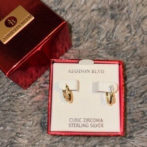 Sterling silver hoops